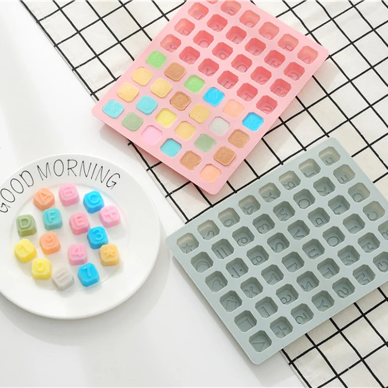 Silicone Mold Letter Alphabet Trays Ice Cube Cake Chocolate DIY Fondant Decorating Tools Bakeware Cookie Tool |