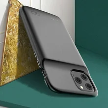 Чехол для аккумулятора для iPhone 11 Pro Max, Внешний чехол для задней панели, чехол для зарядного устройства для iPhone 114800/5000 мАч, внешний аккумулятор, чехол
