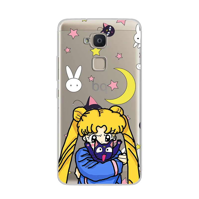 Ciciber Girl Sailor Moon для BQ Aquaris X2 X Pro V VS U U2 Lite Plus чехлы телефонов E5s M5 M5.5 M4.5 X5 мягкий чехол