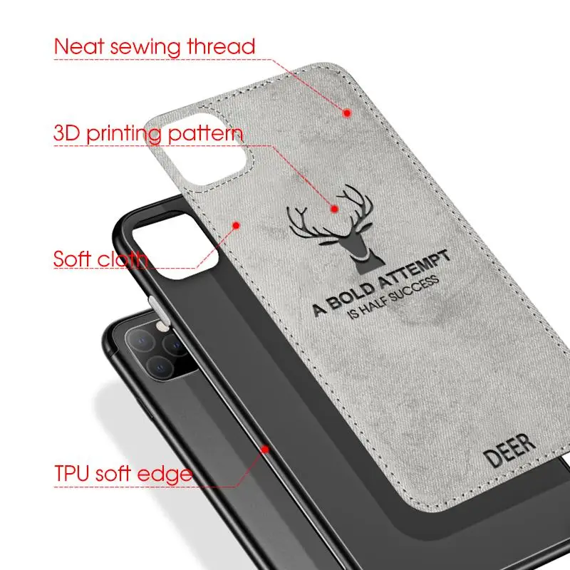 Shockproof Silicone Fabric Phone Case For Iphone Models Durable_voghion.com
