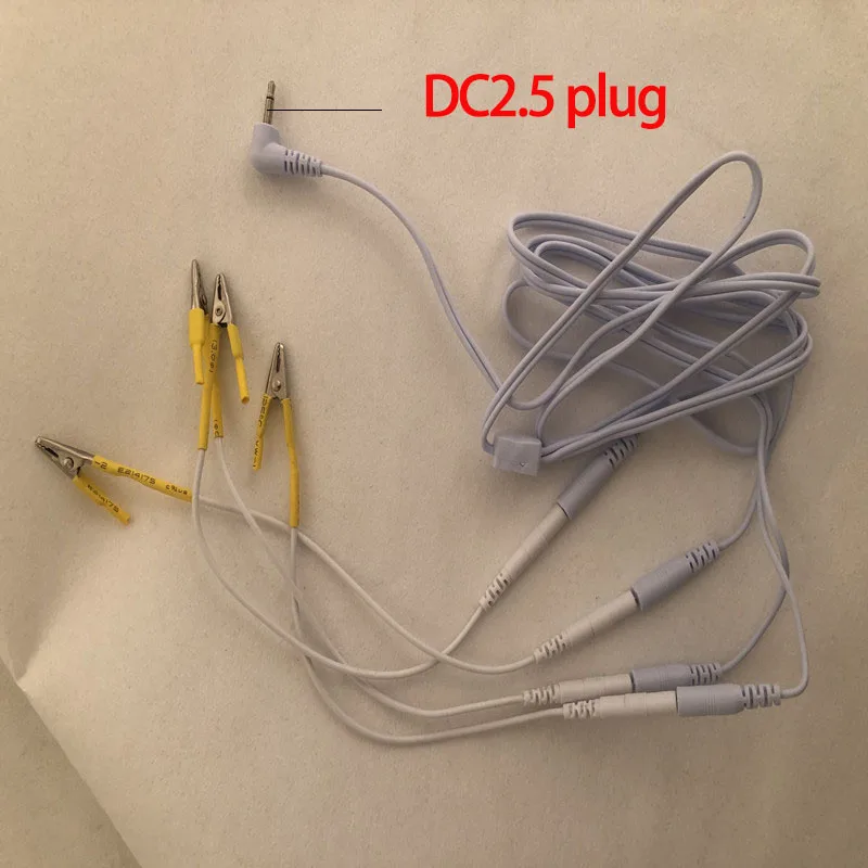 Tens Unit Lead Wires Adult Electric Shock Sex Product Tens Electrodes Cable DIY Accessories