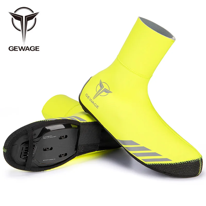 Cycling Shoe Covers Thicken Warm Winter Waterproof Windproof Bicycle Overshoes Road Mountain Bike Booties