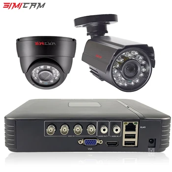

4CH DVR 2PCS 1080P/720P AHD Camera CCTV Video Surveillance System Outdoor Waterproof cctv set Day/Night Security Camera Kit