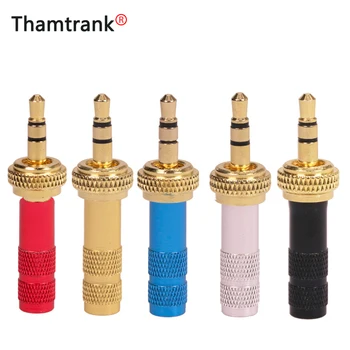 

1PC New Mini Jack 3.5 mm 3Pole Screw Lock Stereo Jack Plug Soldering Audio Jack for DIY Stereo Headset Earphone