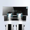 750mm Side suction range hood small household range hood automatic cleaning 22 m³ Big Suction Household Extractor Hood 2