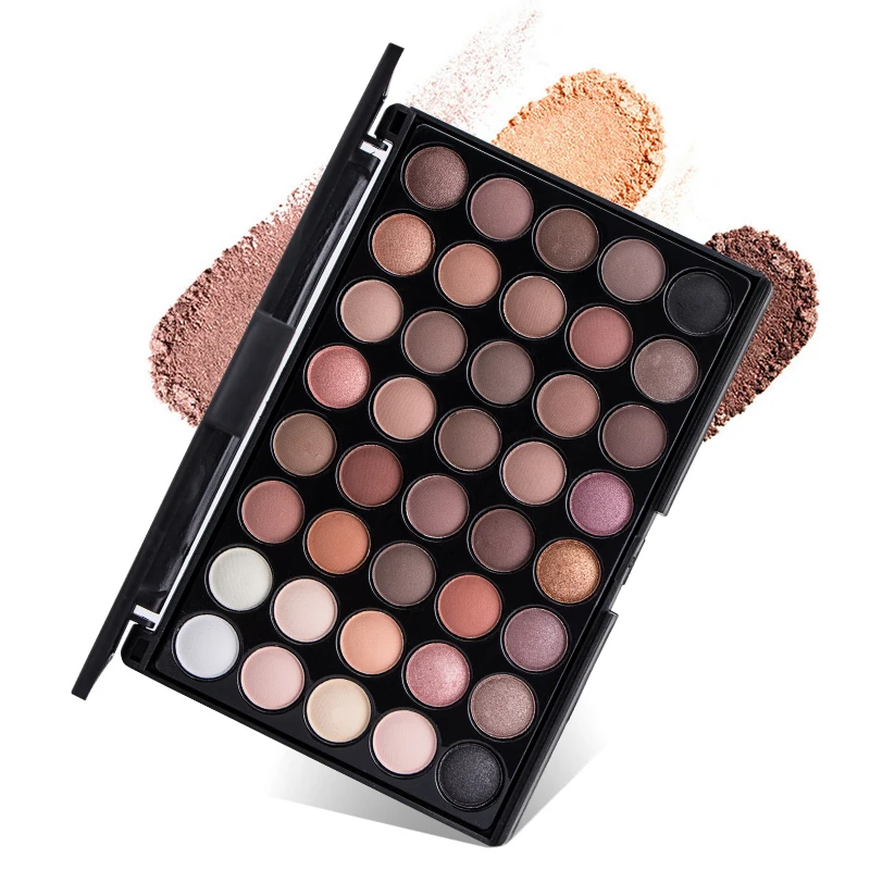 40 Color Nude Shining Eyeshadow Pearlescent Makeup Matte Pigment Smoky Eye Shadow Pallete Waterproof Cosmetics Eye Shadow TSLM2