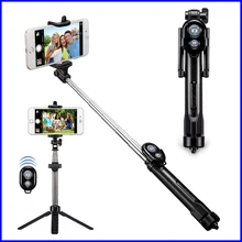 3 в 1 беспроводной Bluetooth селфи палка+ мини селфи штатив с пультом дистанционного управления для iPhone X 8 7 6s plus Портативный монопод