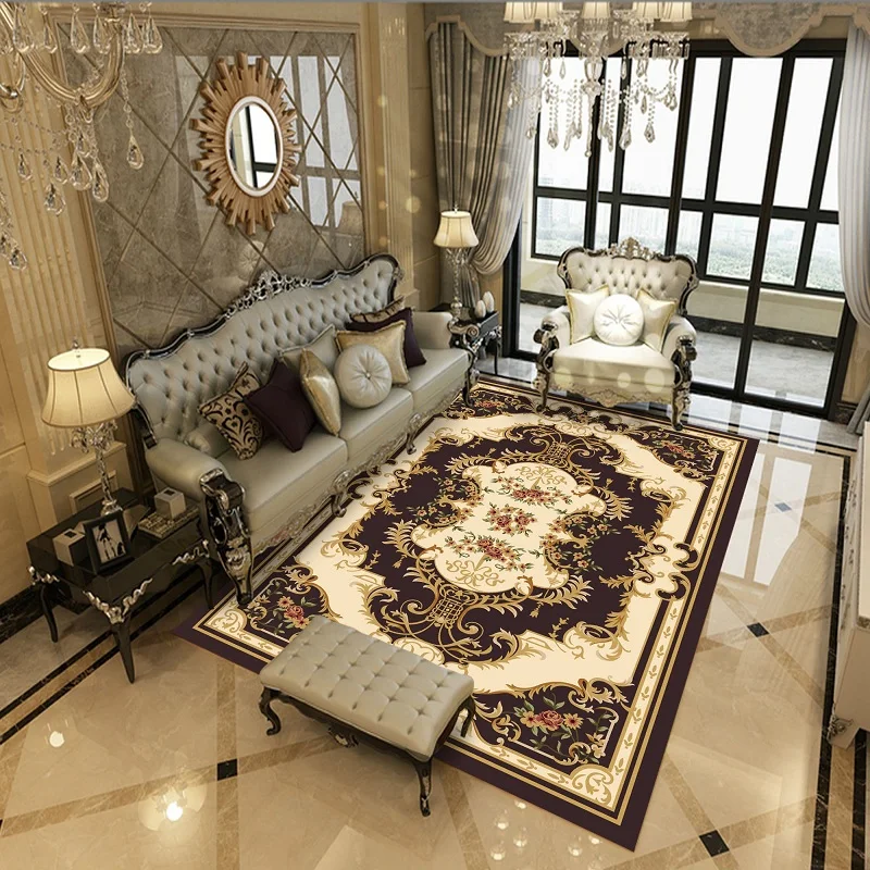 

Nordic carpet living room sofa coffee table pad modern simple bedroom bedside covered with personality rectangular mats custom