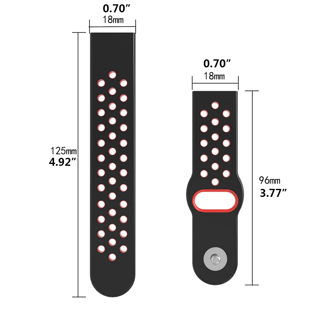 Двухцветный мягкий силиконовый ремешок для часов samsung Galaxy Fit R370