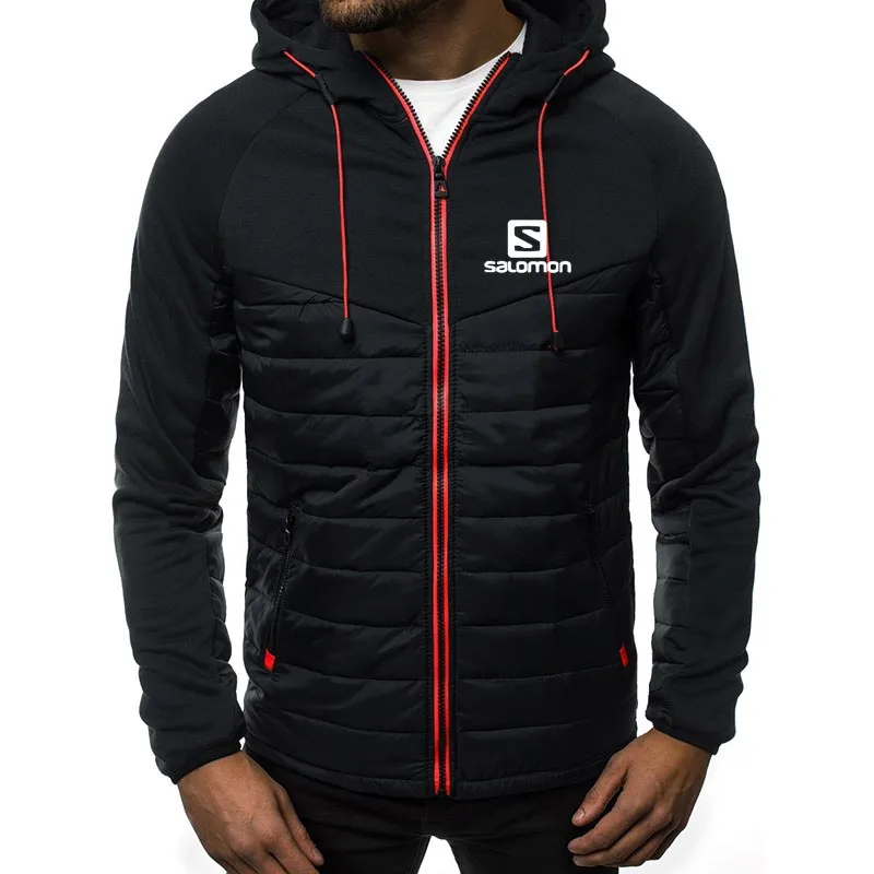 Sudadera con capucha con estampado de S para hombre, ropa deportiva informal con capucha, chaqueta, cárdigan con cremallera, S-4XL polar grande, Otoño, nueva moda
