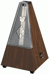 

814k Maelzel Metronome mechanical, plastic case, with Bell, Wittner
