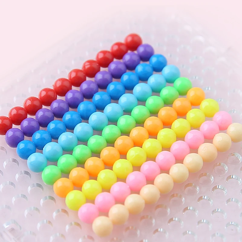 Water Mist DIY Magic Beads Toys For Children Animal Molds Hand Making Puzzle Kids Educational Toys Spell Replenish Beans 3