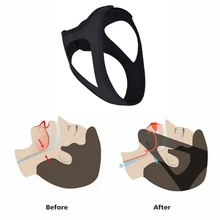 Открытая маска от храпа для лечения храпа, подбородочная опора на ремне для отвода челюсти, поддерживающий пояс для мужчин и женщин, ночной Пластырь от храпа, инструменты для ухода, горячая Распродажа