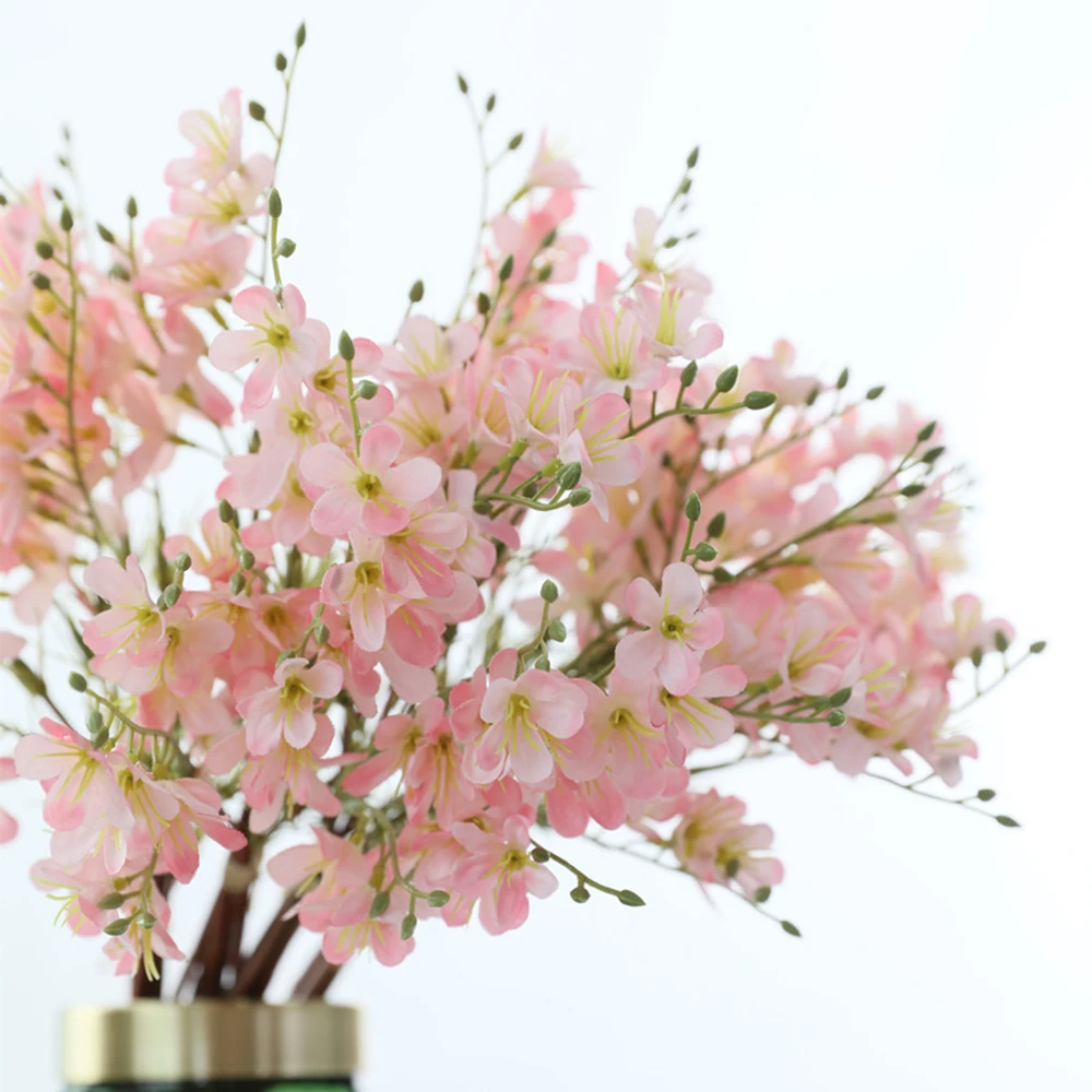 Artificial Flowers Bouquet Simulation Silk Cloth Small Flowers Wedding Home Party Decoration Fake Plants Flower Artificial Dried Flowers Aliexpress