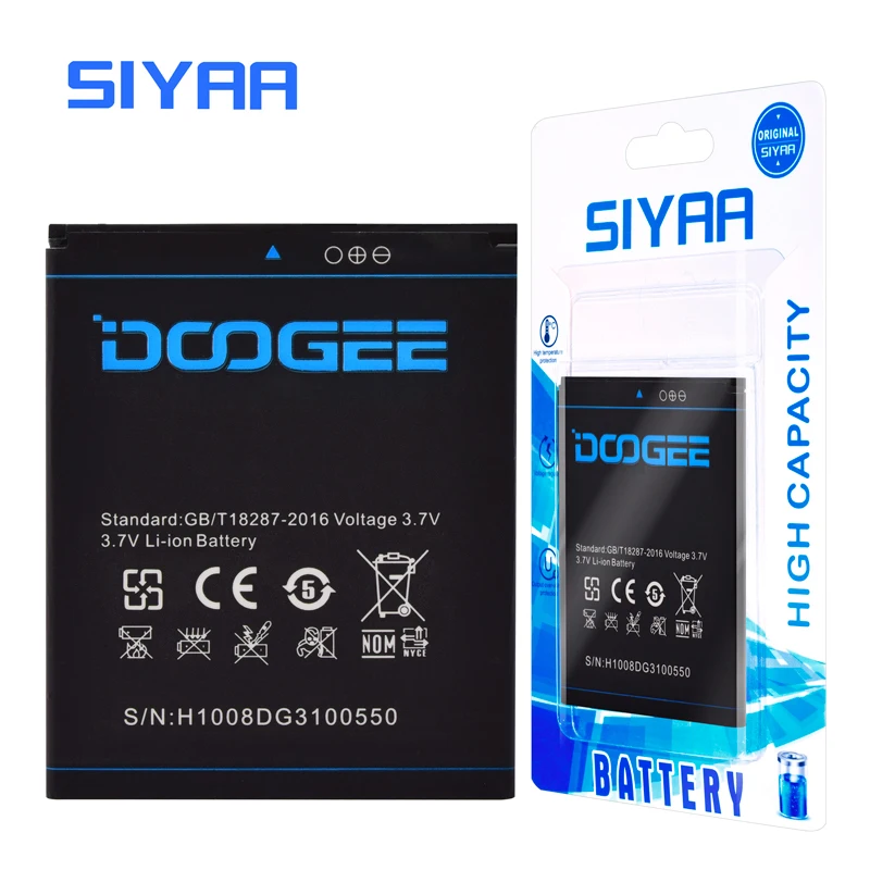 SIYAA оригинальный мобильный телефон Батарея B DG310 BDG310 Для Doogee запасная батарея 2000mAh