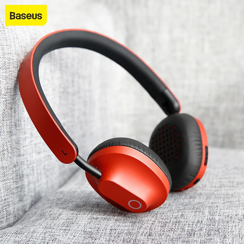 Беспроводные Bluetooth наушники Baseus d01 с микрофоном для телефонов компьютеров