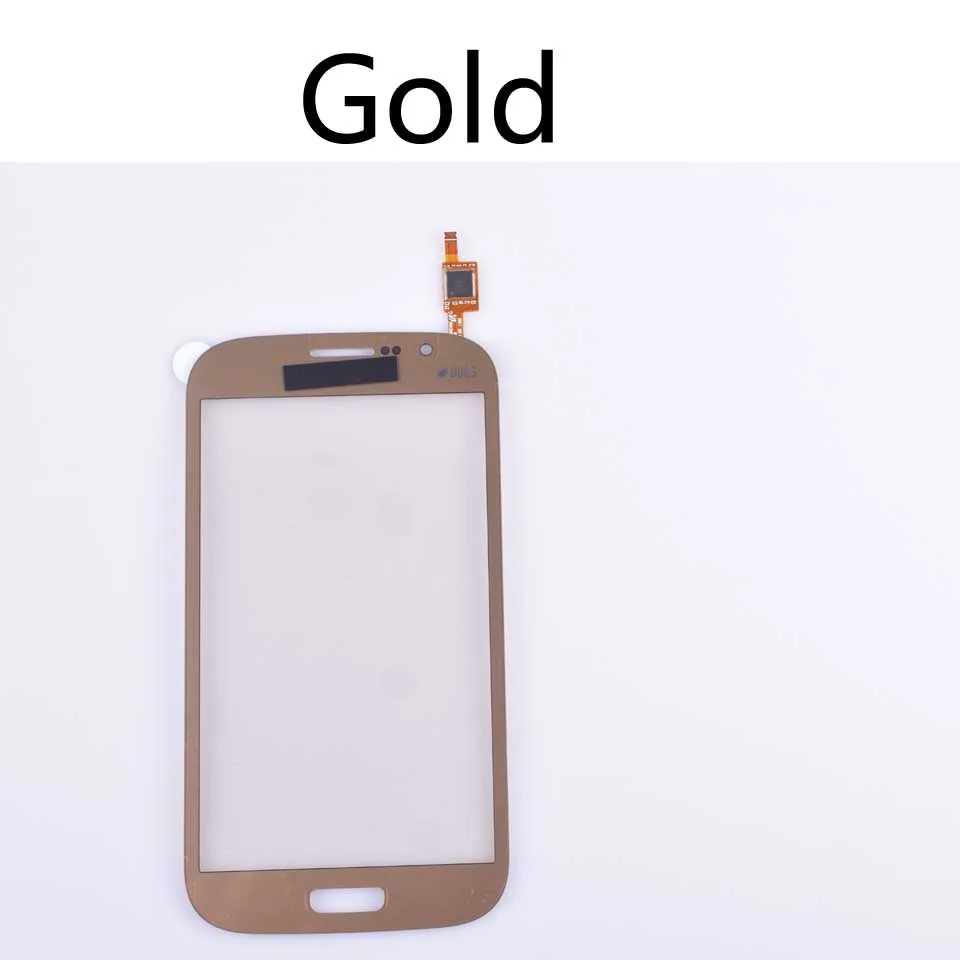 10pcs\lot For Samsung Galaxy Grand GT i9082 i9080 Neo i9060 i9062 Plus i9060i Touch Screen Panel Sensor Digitizer Touchscreen - Color: Gold