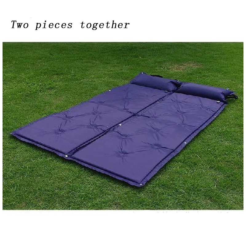 Надувной матрас для отдыха на открытом воздухе один с подушкой можно сшить Складной Камуфляж автоматическая надувная подушка влаги