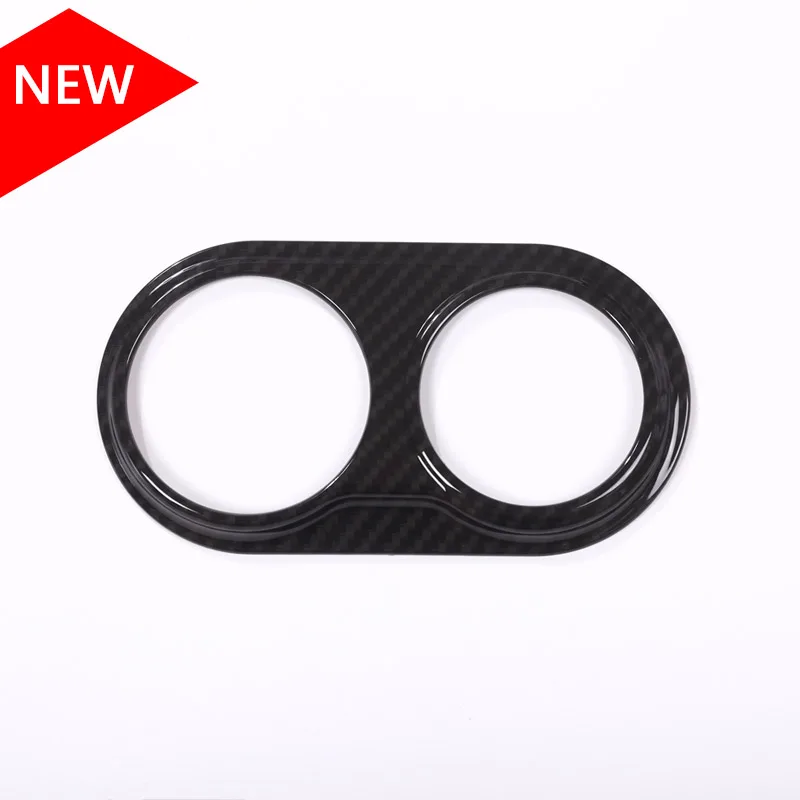 

For Maserati Levante 2016 Car-Styling Headlight Switch Frame Cover Trim Sticker ABS Carbon Fiber Style