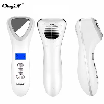 

Ultrasonic Vibration LED Light Photon Facial Massager Face Lifting Machine Portable Hot Cold Hammer Skin Care Beauty Instrument