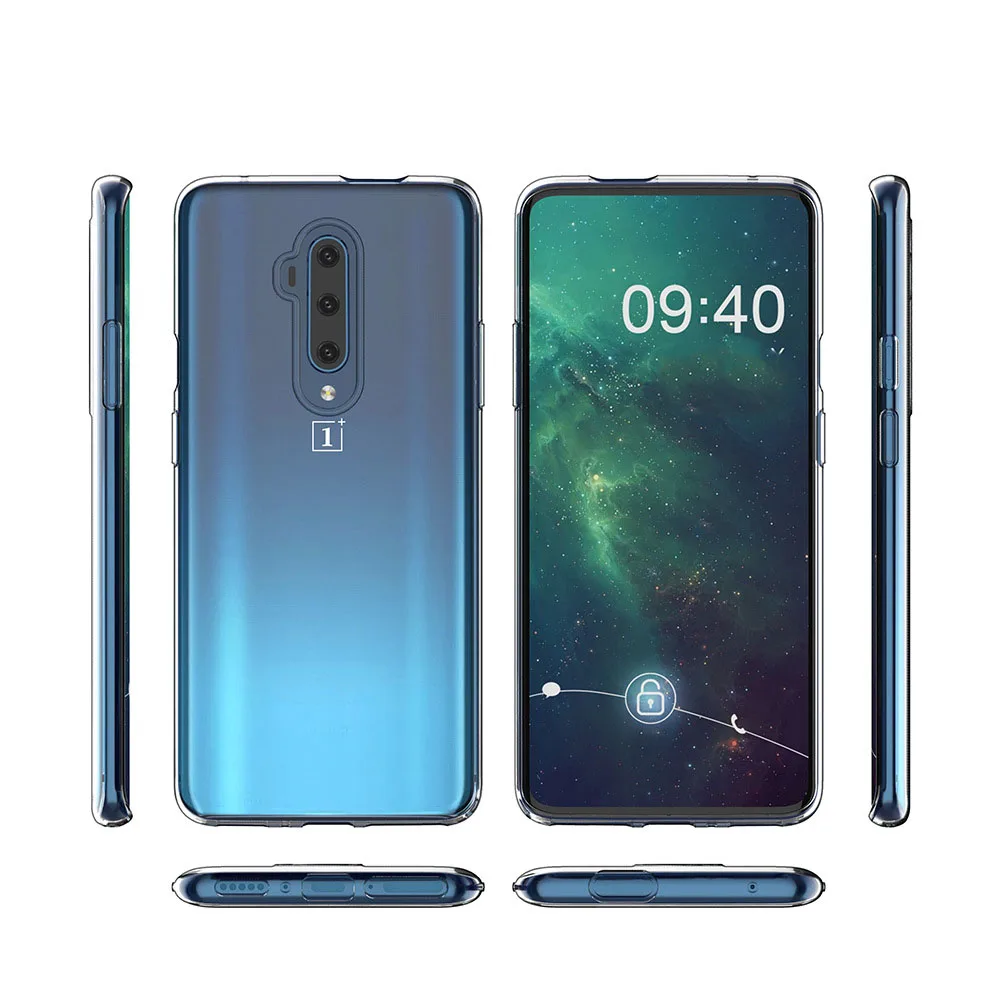 Прозрачный мягкий силиконовый чехол для OnePlus 7 7T Pro 3 5 6 T защитный из ТПУ телефона