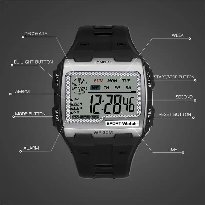 big screen digital watch
