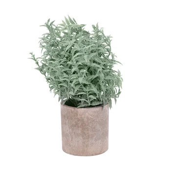 

1Pc Fake Green Plant High Quality Vivid Duable Realistic Artificial Green Plant Simulation Plants Bonsai for Home