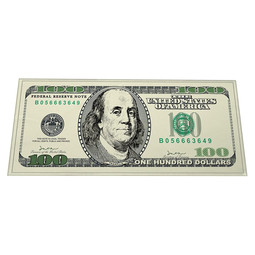 Домашний декор, защитный коврик с принтом в виде доллара для ванной комнаты, современное масло для кухни, нескользящий напольный коврик из полиэстера