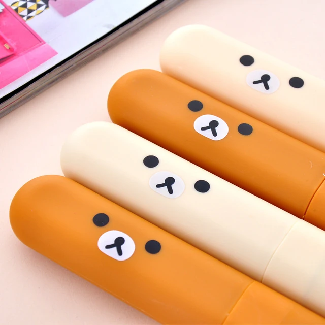 Utazási Fogkefe Doboz Hordozható Fogmosás -Kefe Fedél Szerelmesei Rajzfilm Tárolódoboz Porálló És Lélegző Tok - Image 4