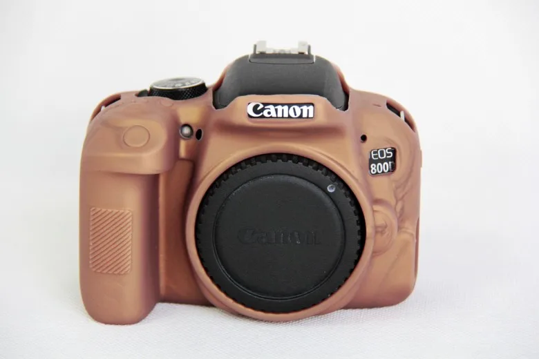 Сумка для камеры Canon 800D силиконовый новейший защитный чехол камеры|Корпусы