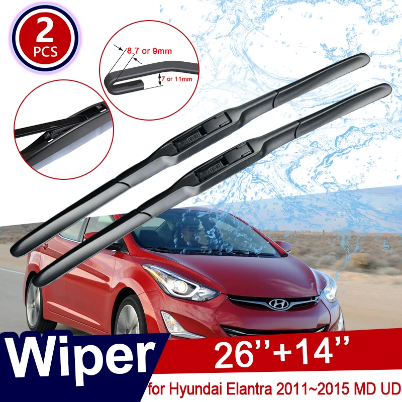 Автомобильная щетка стеклоочистителя для Hyundai Elantra 2011 ~ 2015 MD UD Avante