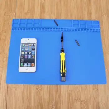 

Heat-resistant BGA Soldering Station Soldering Pad Silicone Heat Gun Insulation Pad Repair Tools Maintenance Platform Desk Mat