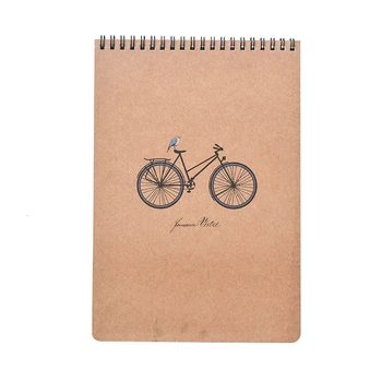 

Korean stationery blue bird nightmare coil book Creative portable retro wind coil book Notepad student notebook