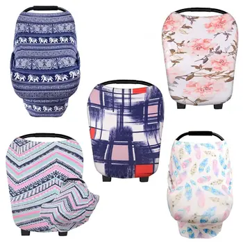 

New Mom Nursing Scarf Canopy Breastfeeding Multifunction Wrap Cape Baby Infant Stroller Safety Seat Cover