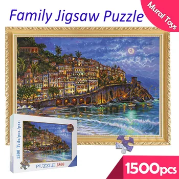 

kids Jigsaw Puzzles 1500 Pieces Puzzles Adult Children's Educational Holiday Puzzle Parent-child Toy Cartoon Educational Toy