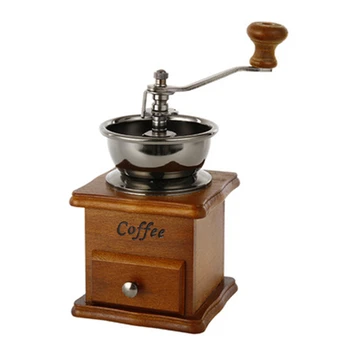 

Hand-cranked grinder, coffee grinder, coffee bean machine, retro hand-cranked grinder, ceramic core grinder