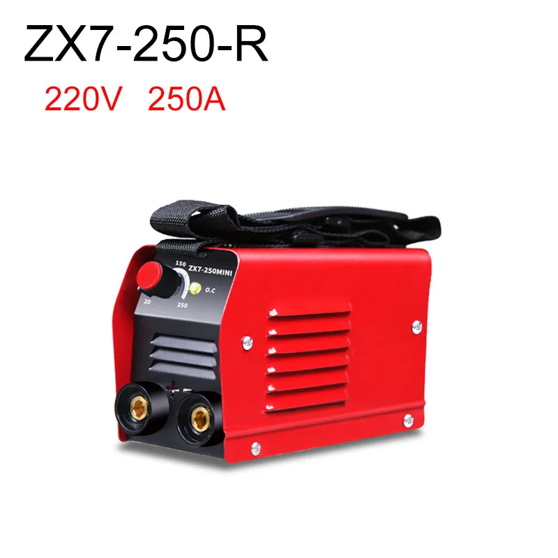1 шт. дуговой IGBT инвертор дуговой Электрический сварочный аппарат 220V 250A MMA сварочные аппараты для сварочных работ электрические рабочие электроинструменты - Цвет: RED