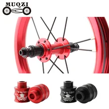 

1 Pair Bicycle Hub Adapter Change 74mm To 100mm Converter MTB Road Bike Hubs End Cap Extension Seat Bicycle Spare Parts