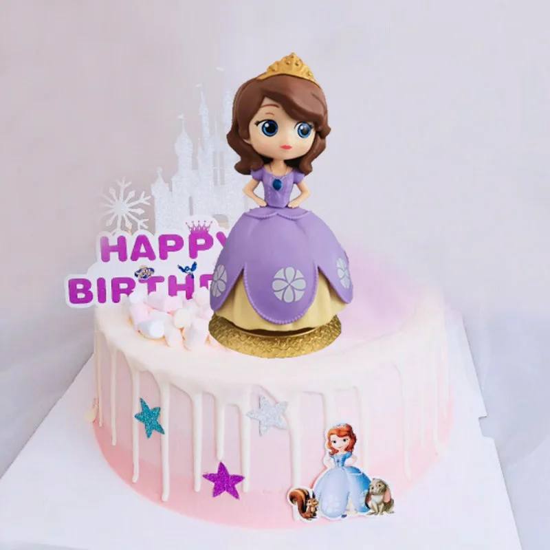 New 15cm Princess Sofia Doll Cute Sophia Doll Cake Decoration Toy Gifts For Girls Buy At The Price Of 4 In Aliexpress Com Imall Com