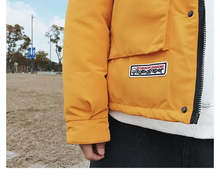 Liketkit, мужские зимние повседневные парки, мужские плотные куртки с капюшоном и карманами, Мужская теплая ветровка в стиле хип-хоп, сафари