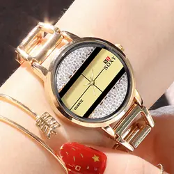 SOXY золотые часы для женщин роскошный модный браслет Кварцевые часы Женские Элегантные наручные часы девушка часы Relogio Feminino montre femme
