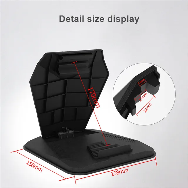 Phone Car Holder On Dashboard 4.0 to 8 inch Phone Tablet Holders in Car for iPhone XR XS MAX  iPad Mini GPS Car Phone Holder 3