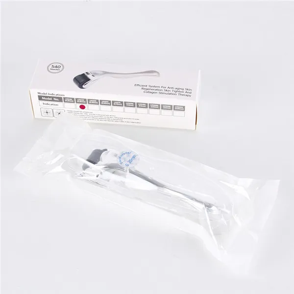 540 микро игольчатый роллер для кожи титана mezoroller microneedle dr ручка машина для уход за кожей тела лечение