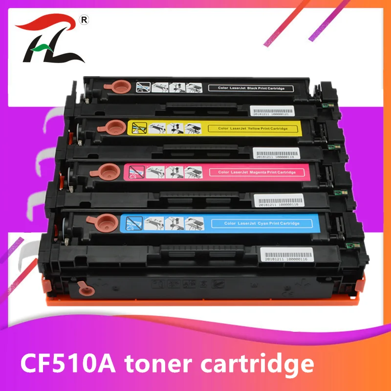 Yi Le Cai совместимый CF510A CF511A 204A цветной тонер-картридж для hp Color LaserJet Pro M154 MFP M180 M180n M181