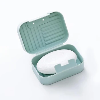 

Portable Soap Storage Box Travel Soap Dish Storage Non-slip Soap Holder Container Plates Bath Gadgets Bathroom Accessories