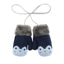 Детские зимние перчатки, детские плюшевые теплые рукавицы, модные милые Мультяшные уличные плюшевые перчатки, рукавицы для детей# A20