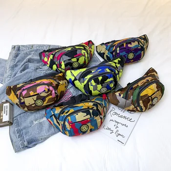 

New Camouflage Sport Pockets Multifunctional Large Capacity Outdoor Travel Fashion Handbags Breast Package