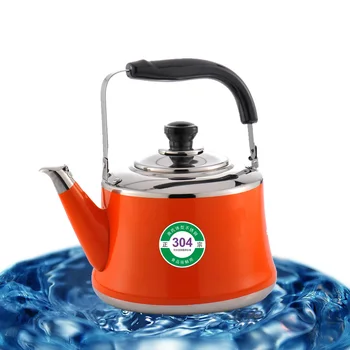 

Thickened 304 stainless steel whistle water kettle tea pot car kettle color large capacity teapot 2L 3L 4L 5L 6L 7L