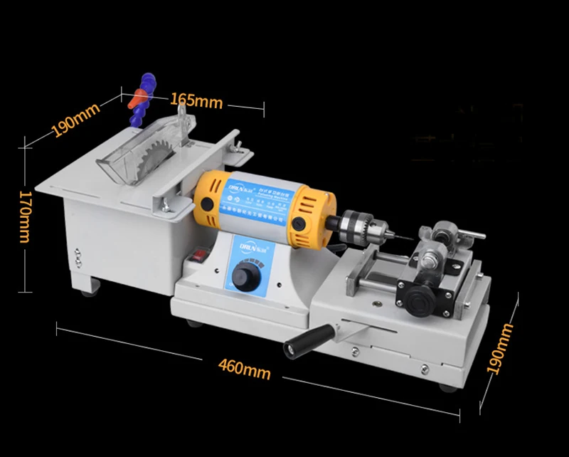 Полировщик резки для шлифовки и резьбы машина пильный станок Многофункциональный верстачный шлифовальный станок сверлильный станок для нефрита для резьбы по дереву металла DIY