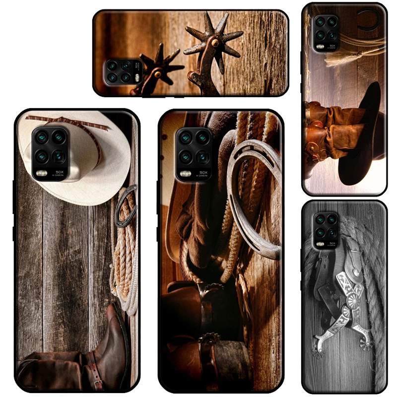 Ковбойские ботинки Cowgirl с прямым козырьком чехол для телефона Xiaomi Mi 10T Pro 9 10 11 Lite